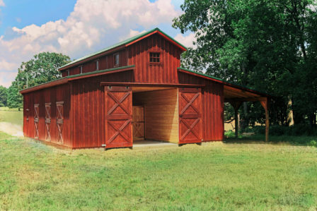 Monitor Barns | Two Story Horse Barns | Fisher Barns