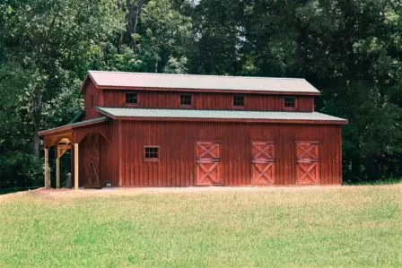 Monitor Barns | Two Story Horse Barns | Fisher Barns