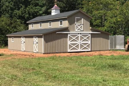 Monitor Barns | Two Story Horse Barns | Fisher Barns