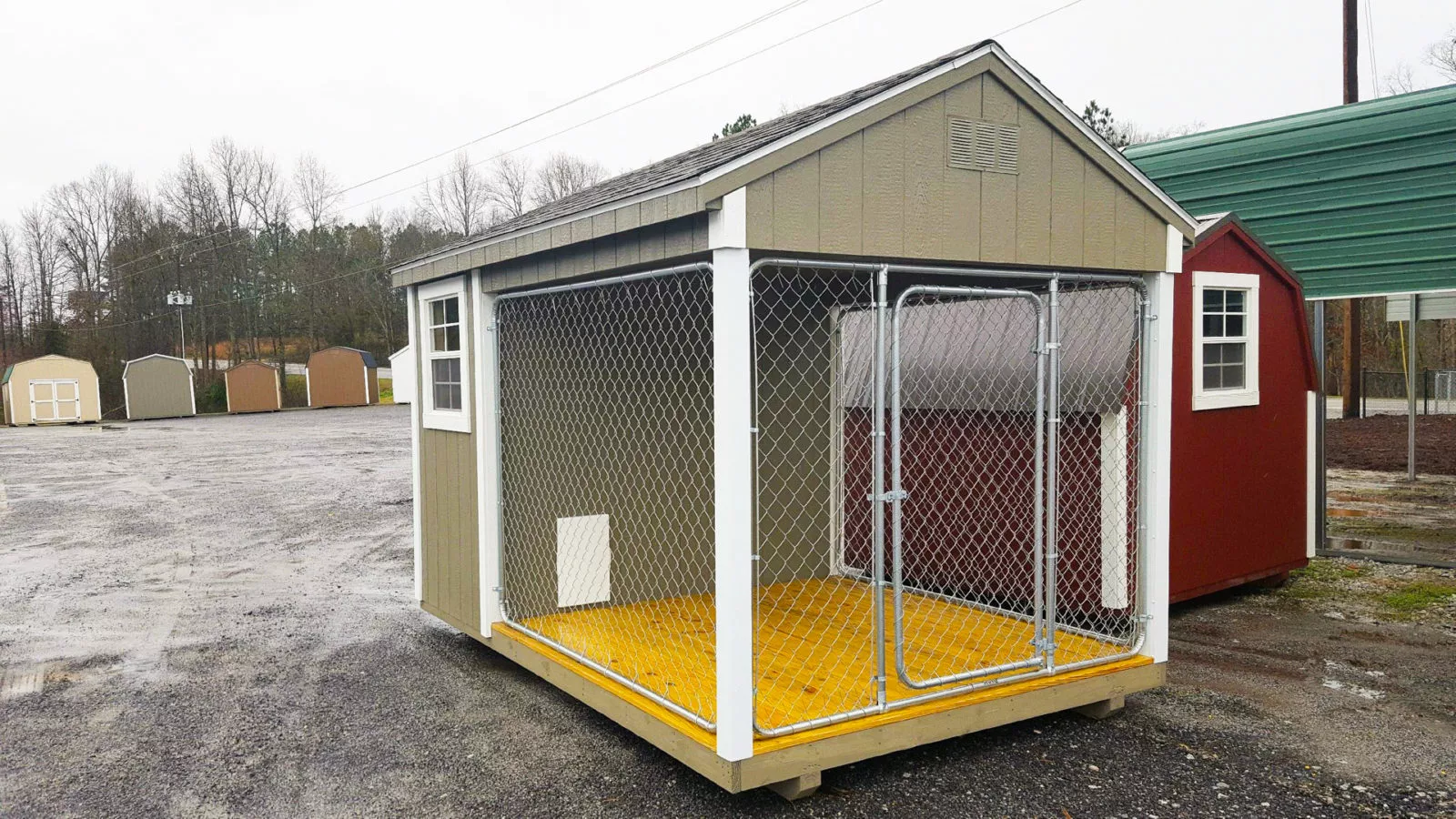 enclosed dog kennels for sale in sc