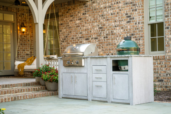 exterior of outdoor living outdoor kitchens