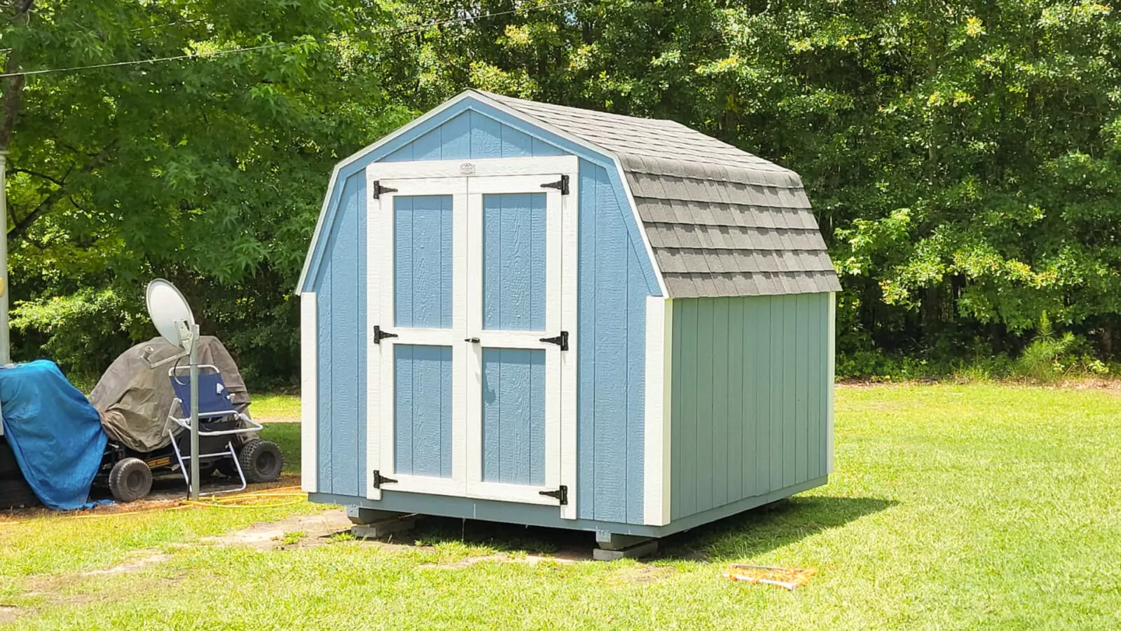A shed that has a building permit for sheds in GA.