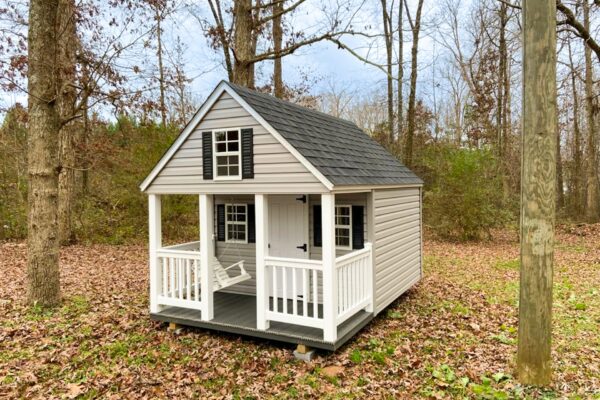nice tan outdoor living structure playhouse for sale
